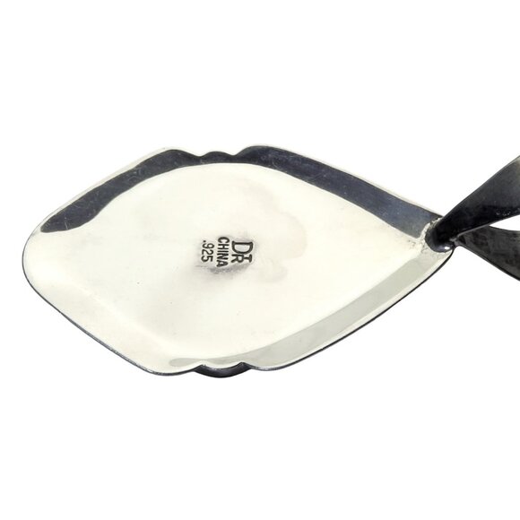 Jay King DTR 925 Sterling Silver Turquoise Gemstone Inlay Pendant - Picture 6 of 7